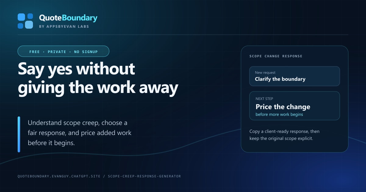How to Make Client-Side Scope Changes Explicit in a SaaS Project